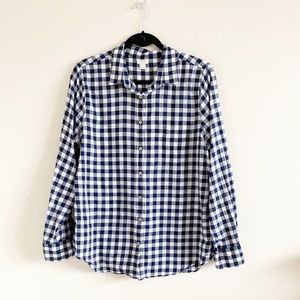J Crew plaid top